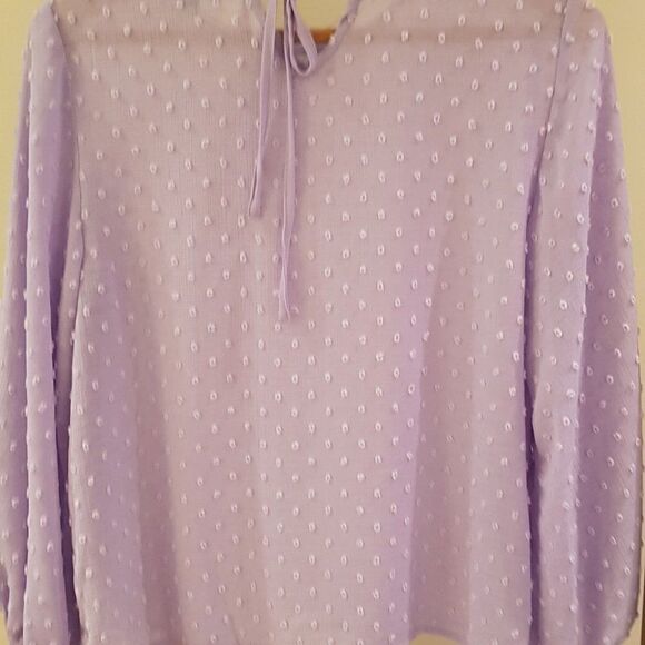 GEORGE Blouse Long Bell Sleeve NWOT * Gorgeous Blouse Large - Picture 8 of 8